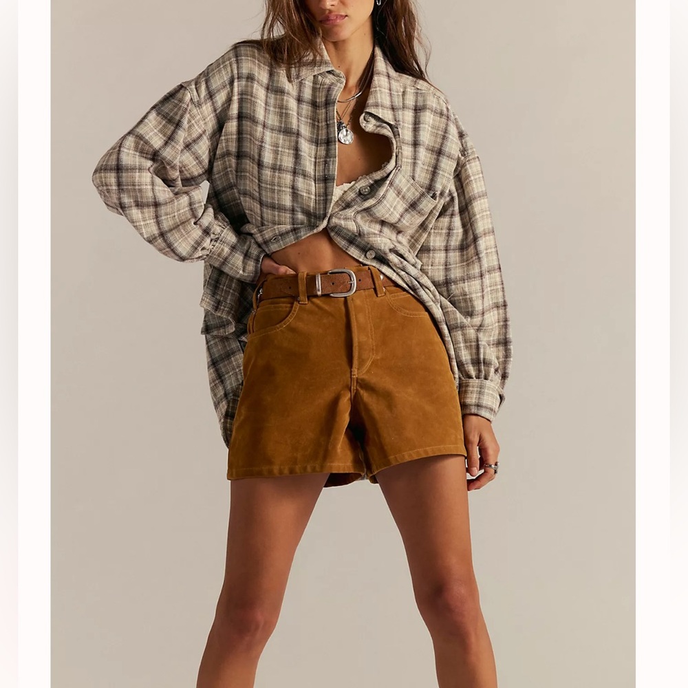 Free People We The Free Tippi Vegan Suede Shorts